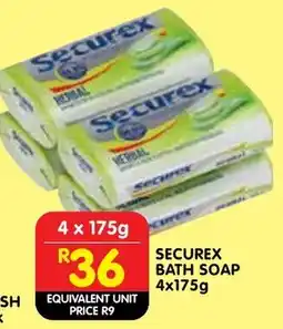 Shoprite Securex bath soap offer