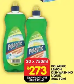 Shoprite Polagric lemon dishwashing liquid offer