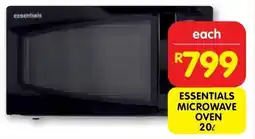 Shoprite Essentials microwave oven offer