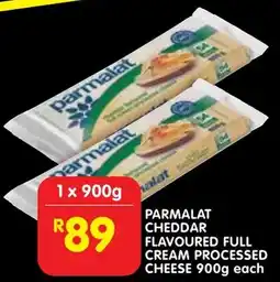 Shoprite Parmalat cheddar flavoured full cream processed cheese offer