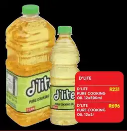 Shoprite D'lite pure cooking oil offer