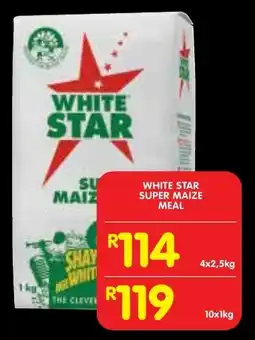 Shoprite White star super maize meal offer