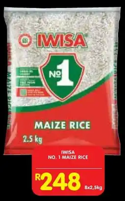Shoprite Iwisa no. 1 maize rice offer