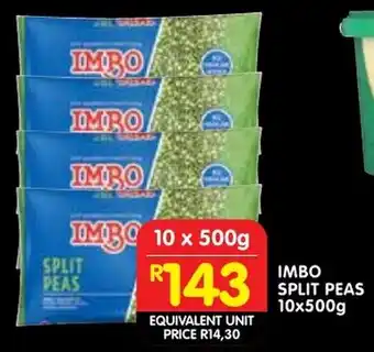 Shoprite Imbo split peas offer