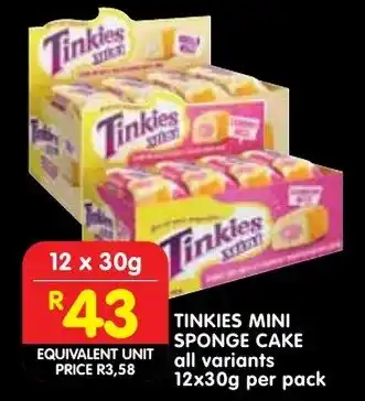 Shoprite Tinkies mini sponge cake offer