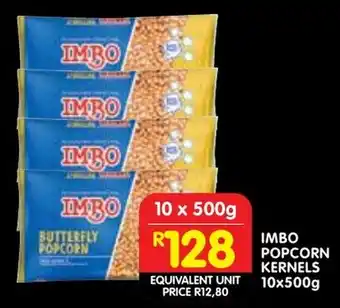 Shoprite Imbo popcorn kernels offer