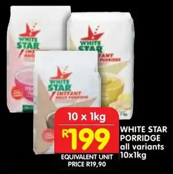 Shoprite White star porridge offer