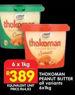 Shoprite Thokoman peanut butter offer