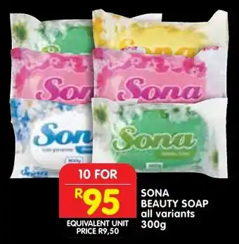 Shoprite Sona beauty soap offer