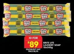 Shoprite Brite lite laundry soap offer