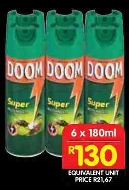 Shoprite Doom super insecticide offer