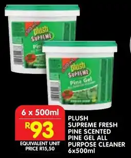 Shoprite Plush supreme fresh pine scented pine gel all purpose cleaner offer