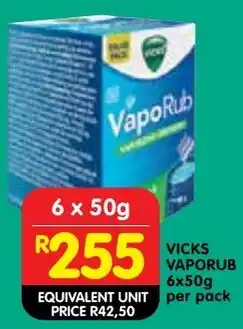 Shoprite Vicks vaporub offer