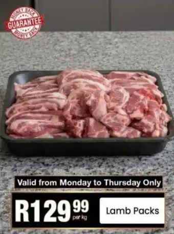 Take 'n Pay Lamb Packs offer