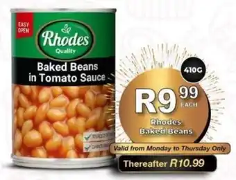 Take 'n Pay Rhodes Baked Beans offer