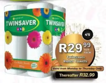 Take 'n Pay Twinsaver Roller Towels offer
