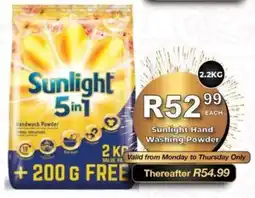 Take 'n Pay Sunlight Hand Washing Powder offer