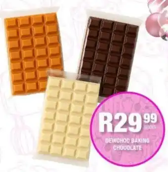 Take 'n Pay Dewchoc baking chocolate offer