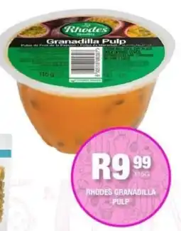 Take 'n Pay Rhodes granadilla pulp offer