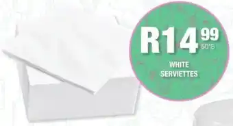 Take 'n Pay White serviettes offer