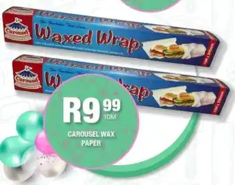 Take 'n Pay Carousel wax paper offer