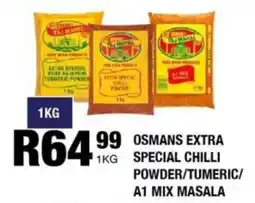 Take 'n Pay Osmans extra special chilli powder/ tumeric/ a1 mix masala offer