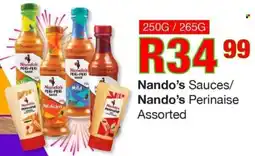 Take 'n Pay Nando's Sauces/ MLS Nando's Perinaise Assorted offer