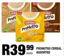 Take 'n Pay Bokomo pronutro cereal assorted offer