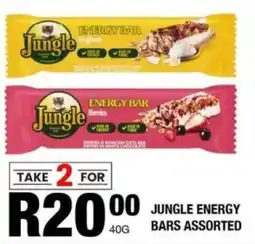 Take 'n Pay Jungle energy bars assorted offer