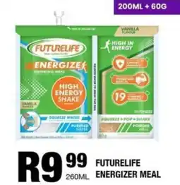 Take 'n Pay Futurelife energizer meal offer