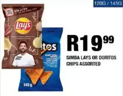 Take 'n Pay Simba lays or doritos chips assorted offer
