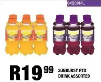 Take 'n Pay Sunburst rtd drink assorted offer