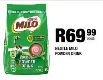 Take 'n Pay Nestle milo powder drink offer