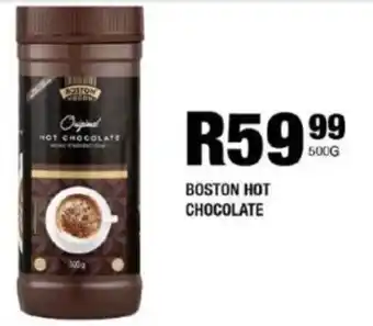 Take 'n Pay Boston hot chocolate offer