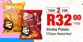 Take 'n Pay Simba Potato Chips Assorted offer