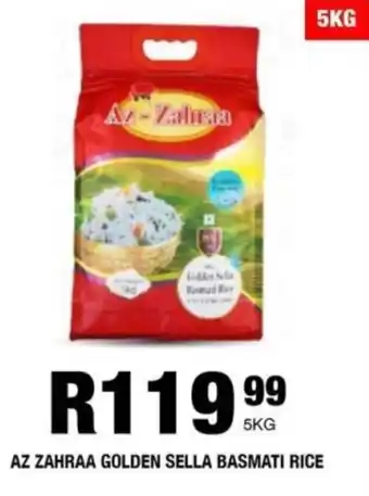Take 'n Pay Az zahraa golden sella basmati rice offer