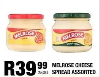 Take 'n Pay Melrose cheese spread assorted offer