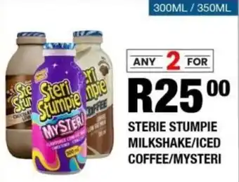 Take 'n Pay Sterie stumpie milkshake/ iced coffee/ mysteri offer