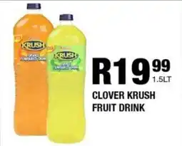 Take 'n Pay Clover krush fruit drink offer
