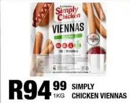 Take 'n Pay Rainbow Simply Chicken Viennas offer