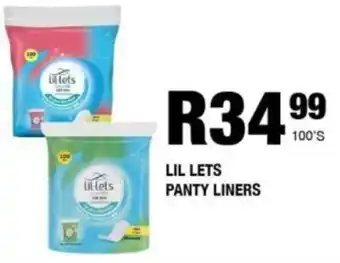 Take 'n Pay Lil lets panty liners offer