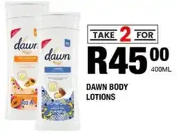 Take 'n Pay Dawn body lotions offer