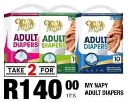Take 'n Pay My napy adult diapers offer