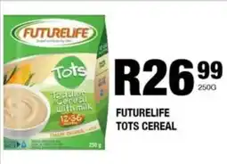 Take 'n Pay Futurelife tots cereal offer
