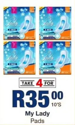 Take 'n Pay My Lady Pads offer