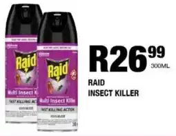 Take 'n Pay Raid insect killer offer