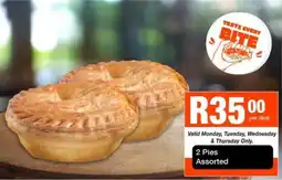 Take 'n Pay 2 Pies Assorted offer