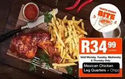 Take 'n Pay Mexican Chicken Leg Quarters + Chips offer
