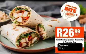 Take 'n Pay Chicken Wrap offer