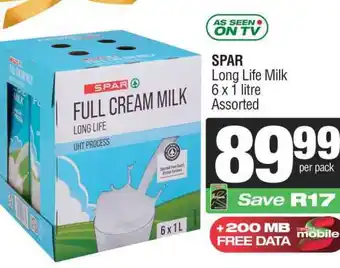 SPAR Long Life Milk